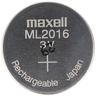 MAXELL ML2016 Li-ion Knopfzelle Li-Mn 3V 25mAh wiederaufladbare Knopfzelle