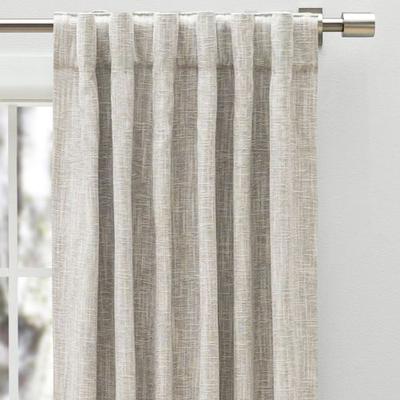 West Haven Curtain Panel, 52 x 96, Natural