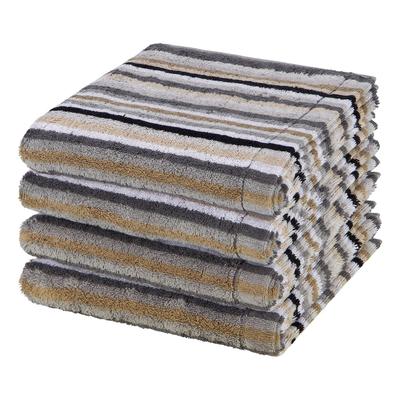 Cawö Lifestyle 4er Set Handtuch Kiesel Silber Image