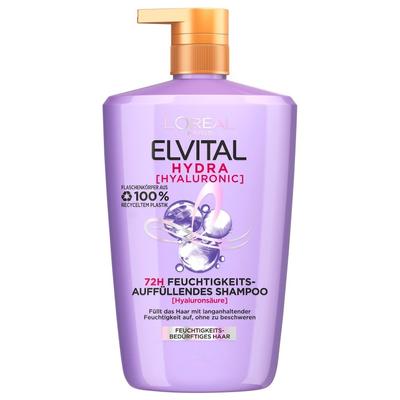 L’Oréal Paris - Elvital Hydra [Hyaluronic] Feuchtigkeits-Auffüllendes Shampoo 1000 ml Damen Image