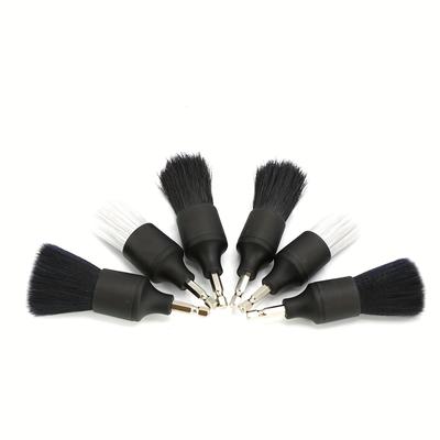 TEMU 6pcs Drill Brush Attachment Kit For Car Detailing - Interior & Exterior Cleaning, Compatible With Electric Drills Image
