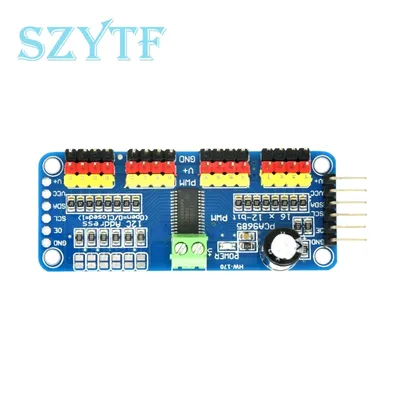 Pca9685pw 16 Kanal 12-Bit pwm Servo Shield Treiber i2c Schnitts telle pca9685 Modul für Himbeer Pi Image