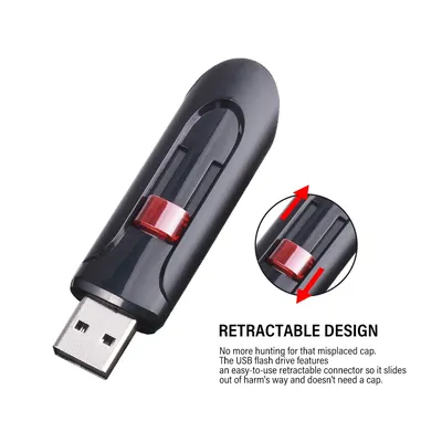Hochgeschwindigkeits-USB-Flash-Laufwerke, 16 GB Pen Drive, 32 GB Memory Stick, 8 GB U Disk Pen Drive, 64 GB, skalierbares USB-Flash-Laufwerk Image