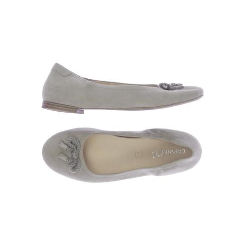 Caprice Damen Ballerinas, Gr. 42, beige, Leder