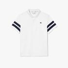 Lacoste Mens Regular-fit Ultra Dry Piqué Tennis Polo Shirt in White - Size X-small | Lacoste Sale | Discount Designer Brands