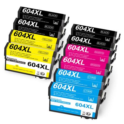 TEMU 604 Xl Printer Cartridges Compatible 604 604xl Cartridges For Home Xp-3200 Xp-3205 Xp-4200 Xp-4205 Xp-2200 Xp-2205, Workforce Wf-2910 Wf-2930 Wf-2935 Wf-2950 (10er-pack)