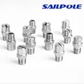 0.66/0.91/1.1/1.3/1.4/1.6/1.8/2.0/2.4/2.8/3.6 1/8 pollici Angolo di spruzzo Hvv 65/110 gradi Acciaio inossidabile Veejet Ventilatore piatto Acqua Ugello