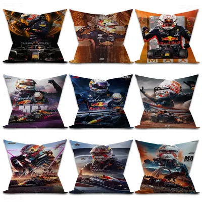Racer Max Werstappen Kissenbezug 30x50 Polyester Sofakissen Dekorative Kissen Heimdekoration Kissenbezug Image