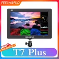 Feelworld T7 Plus Monitor su fotocamera IPS da 7" con larghezza 160 ° Vectoroscopio a forma d'onda LUT 3D con angolo di visione per la fotografia