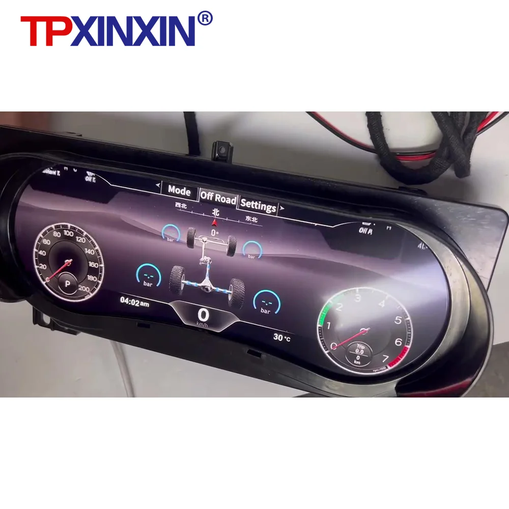 Ultima versione Cluster digitale per auto per Jeep Wrangler 2018-2023 JL Mate Cluster Strumento 12.3 "Schermo HD Tachimetro Cruscotto