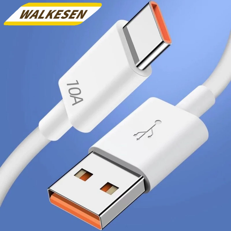 120W 10A USB C Schnelllade-Datenkabel für iPhone Samsung Xiaomi Huawei Typ C Handy-Datenkabel Superschnelles Ladekabel Image