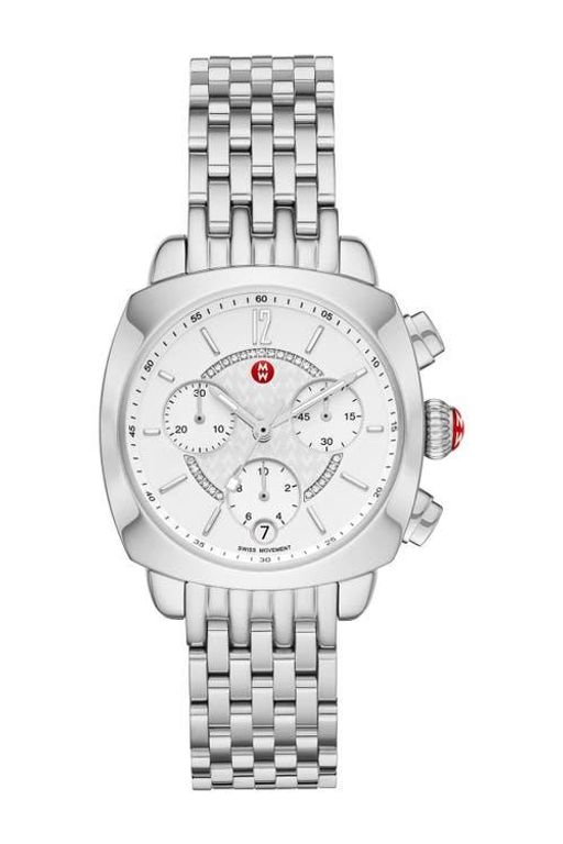 Diamond Bracelet Watch - Metallic - Michele Watches