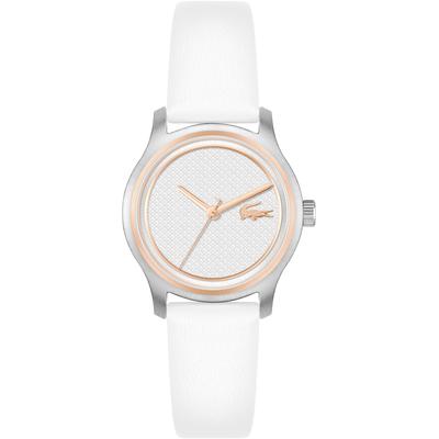 Quarzuhr LACOSTE "ELYSE", weiß, Armbanduhren, Damen, Armbanduhr, Damenuhr, Edelstahlarmband, analog Image