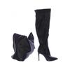 Michael Michael Kors Damen Stiefel, Gr. 7, schwarz, Kunstleder