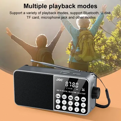 Broadcasting Player Radio LED Digital Display Digital FM Radio Support TF Card Stereo MP3 Player for