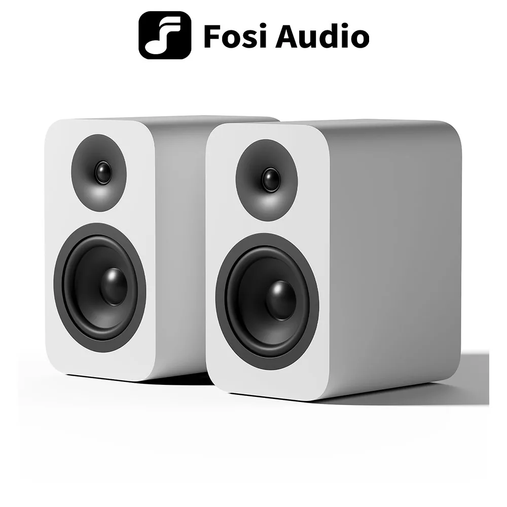 Fosi Audio SP601 6Ω 160W Bookshelf Speaker Hi-Fi Audio for Home Theater ，Desktop Computer