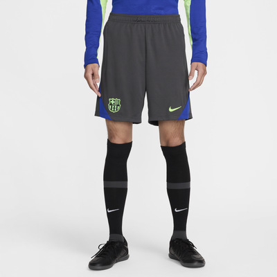 F.C. Barcelona Strike Third Men's Nike Dri-FIT Football Knit Shorts - Grey - Polyester