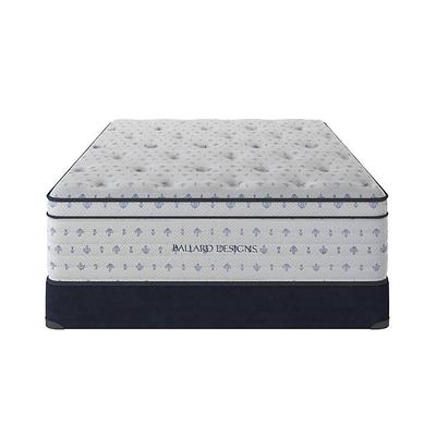 Designs Signature Euro Pillowtop Mattress Set with Foundation - King, Firm, 2