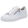 Sneaker RIEKER, Damen, Gr. 41, weiß, Leder, sportlich, Schuhe, mit Memosoft-Innensohle, Freizeitschuh, Halbschuh, Schnürschuh, Topseller