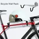 Gancio in metallo resistente Organizzatore per garage Montaggio a parete Ganci per ganci per biciclette Montaggio a parete Gancio di stoccaggio antiscivolo per scale Attrezzo da giardino
