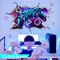 Game Zone Video Game Wall Sticker Boy Playroom Gaming Controller Gamepad Wall Decal Bedeoom Home Decor