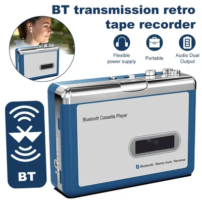 Bluetooth Kassette Übertragung Kassette Recorder Kassette Player Bluetooth Sender Stereo Musik Image