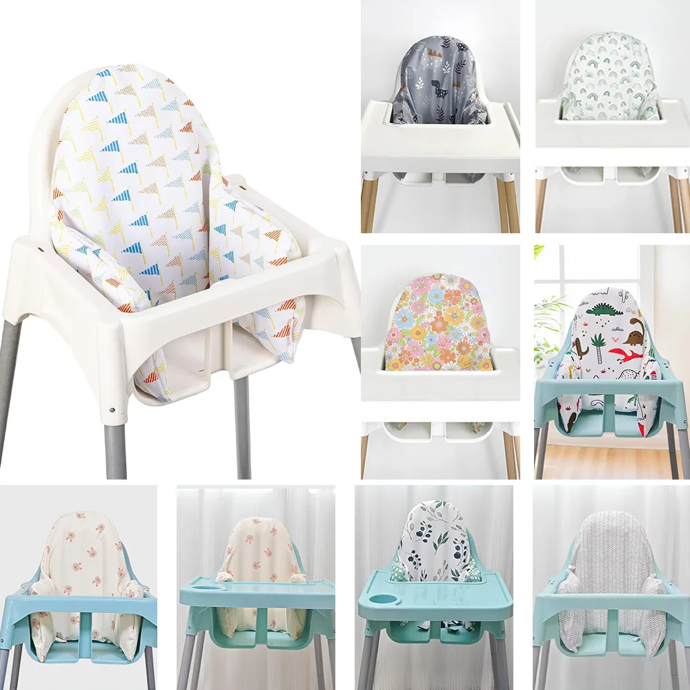 1PCS Infant Baby Druck Esszimmer-Stuhl Kissen Abdeckung Kinder-Sitz Aufblasbare Zurück Kissen Kissenbezug Baby Zubehör