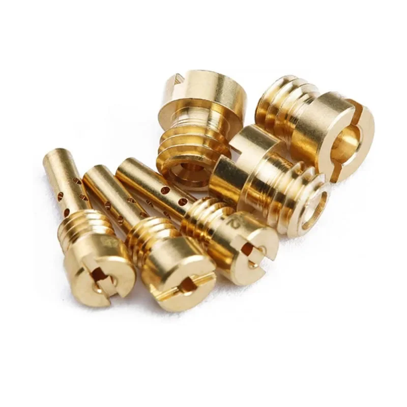 6 Teile/satz Motorrad Vergaser Wichtigsten Düsen Pilot Jets Motorrad Teil für Harley Softail 1988-2017 für Sportster 1998-2020 2021 Image