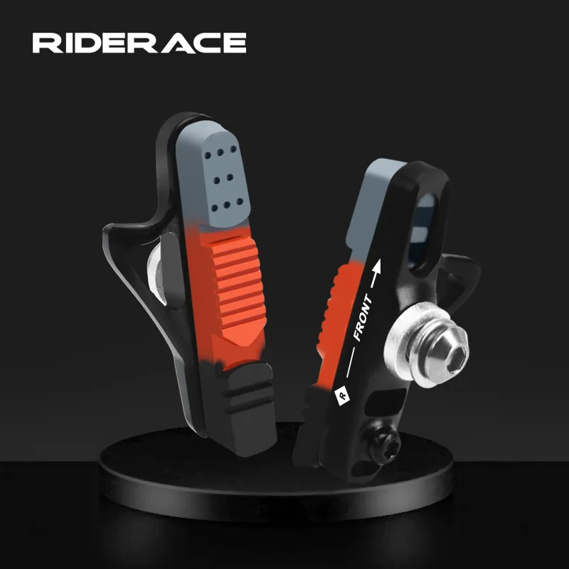 RIDERACE Rennrad Bremsbeläge Für Felge C Bremse CNC Fahrrad Bremsen V-Brake Halter Schuhe Gummi Block Langlebig Radfahren zubehör