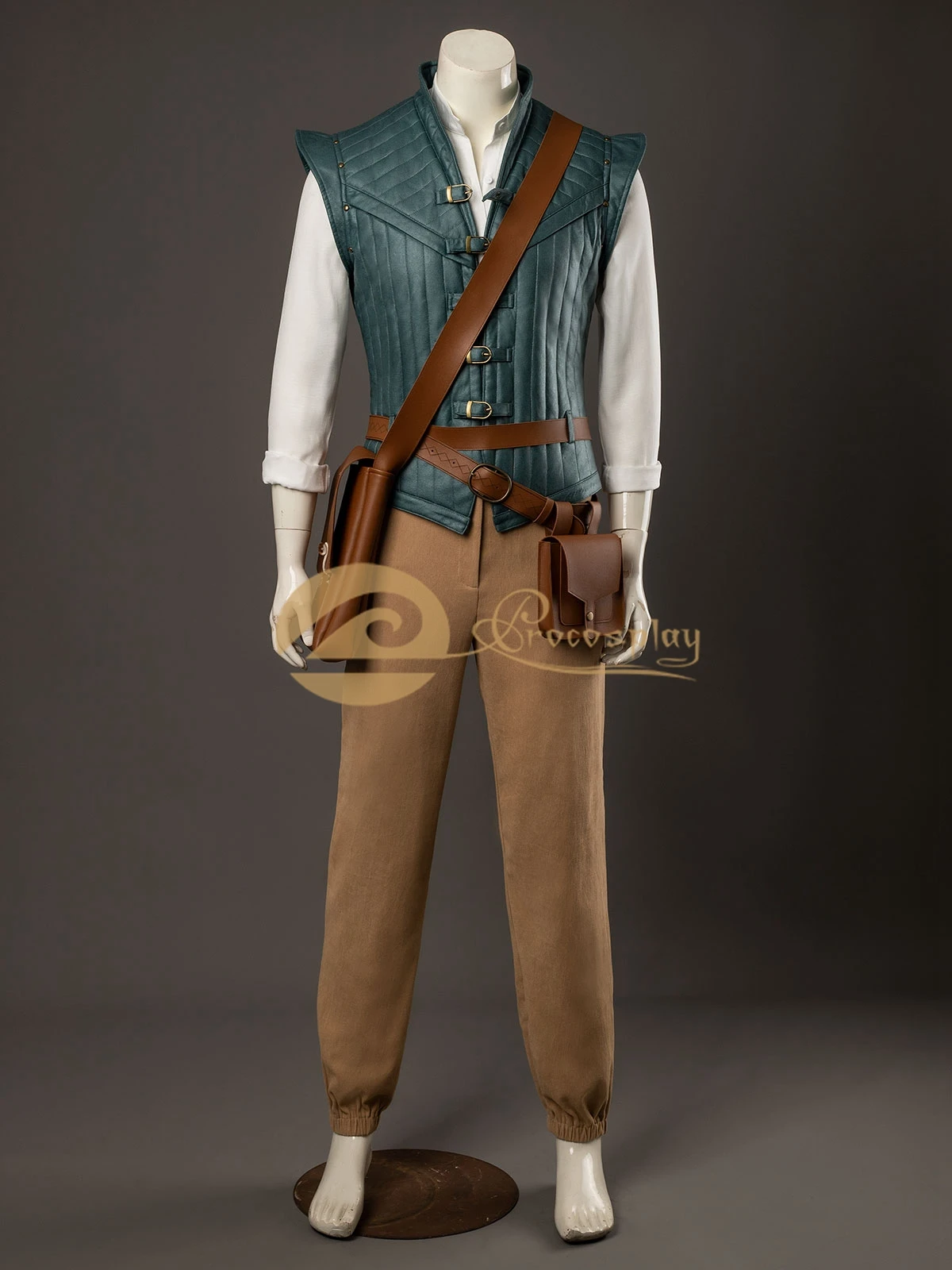 Flynn Cos Rider Cosplay Kostüm Eugene Rollenspiel Outfit für Männer Halloween Image