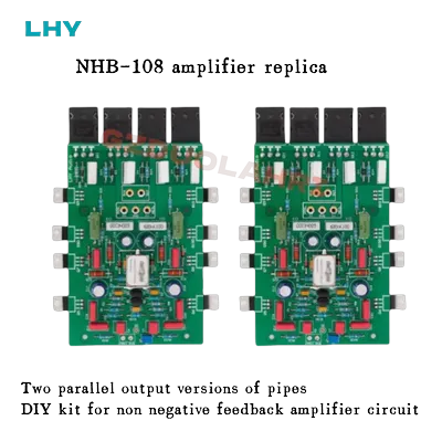 LHY NHB-108 Verstärker-Replik, 2 Paar Parallel-Ausgangsversionen ohne DIY-Kit mit negativer Image
