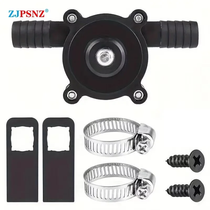 Elektrische Bohrmaschine Pumpe Tragbare Mini Diesel Öl Flüssigkeit Wasser Pumpe Hand selbstansaugende Flüssigkeit Transfer Pumpe Haus Garten Outdoor Pumpe Image