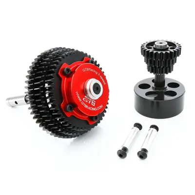GTBRacing 3-Gang-Getriebesystem Variable Gear Shift II Generation für RC 1/5 Auto HPI Baja 5B Upgrade