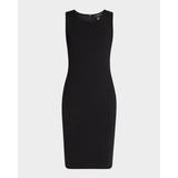 Milano-Knit Scoop-Neck Sheath Dress