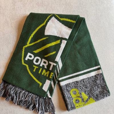 Adidas Accessories | Adidas Portland Timbers Spirit Wear Scarf Men Women Children Soccer | Color: Blue/Green | Size: Os