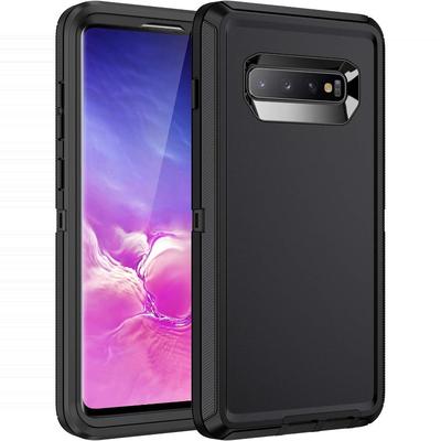 TEMU Christmas Gifts, Shockproof 3-layer Full Body Protection Rugged Heavy Duty Hard Fashion Phone Cases For Galaxy S10 Plus/ S10, Men's Gfits.