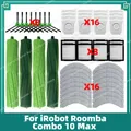 Compatibile Per iRobot Roomba Combo 10 Max Aspirapolvere Parti di Ricambio Rullo Principale, Spazzola Laterale, Filtro HEPA, Panni Mop, Sacchetto della Polvere, Accessori