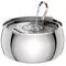 Pet Intelligente Wasser Dispenser Edelstahl Brunnen Automatische Zirkulation Katze Wasser Dispenser Mute Feeder 4L Schwanenhals