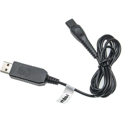 vhbw USB-Ladekabel kompatibel mit Philips Hairclipper 3000, 5000, 7000, 9000, HP2843, HP6400 Image