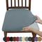 Stuhlsitzbezüge, weicher Stuhlbezug für Esszimmerstühle, Stretch, abnehmbare Stuhlbezüge für Esszimmer, Küche, Samtsitzbezüge für Esszimmer