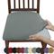 Stuhlsitzbezüge, weicher Stuhlbezug für Esszimmerstühle, Stretch, abnehmbare Stuhlbezüge für Esszimmer, Küche, Samtsitzbezüge für Esszimmer