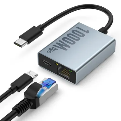 Micro USB Network Card Ethernet Adapter 1000M Network Card Adapter for 4K Fire TV Stick Ethernet