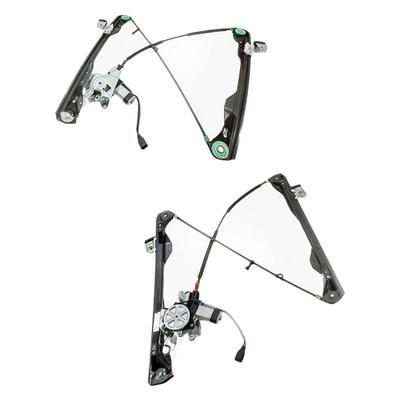 2010 Ford Focus Front Driver and Passenger Side Power Window Regulator and Motor Assembly Set