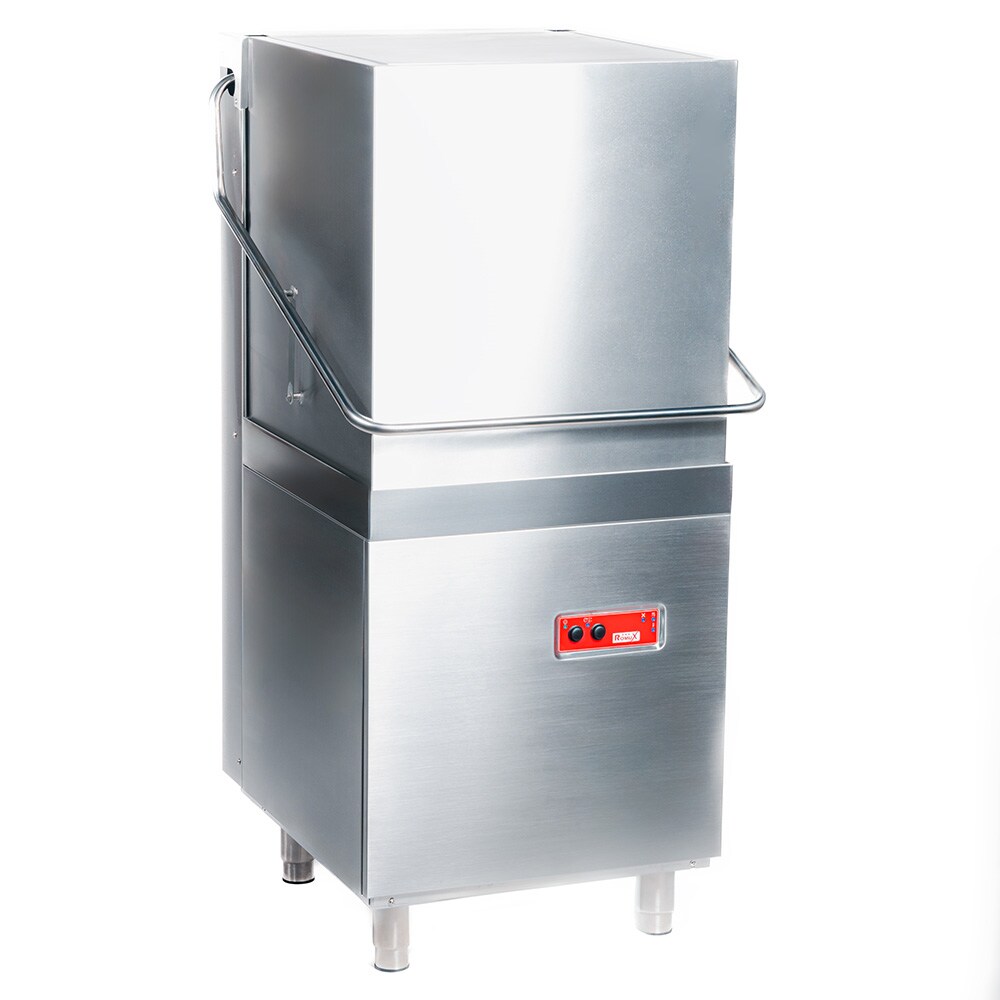 Romux® Haubenspülmaschine 50x50 cm mit Reiniger, Klarspüler und Laugenpumpen | Professionelle Haubenspülmaschine für die Gastronomie Image