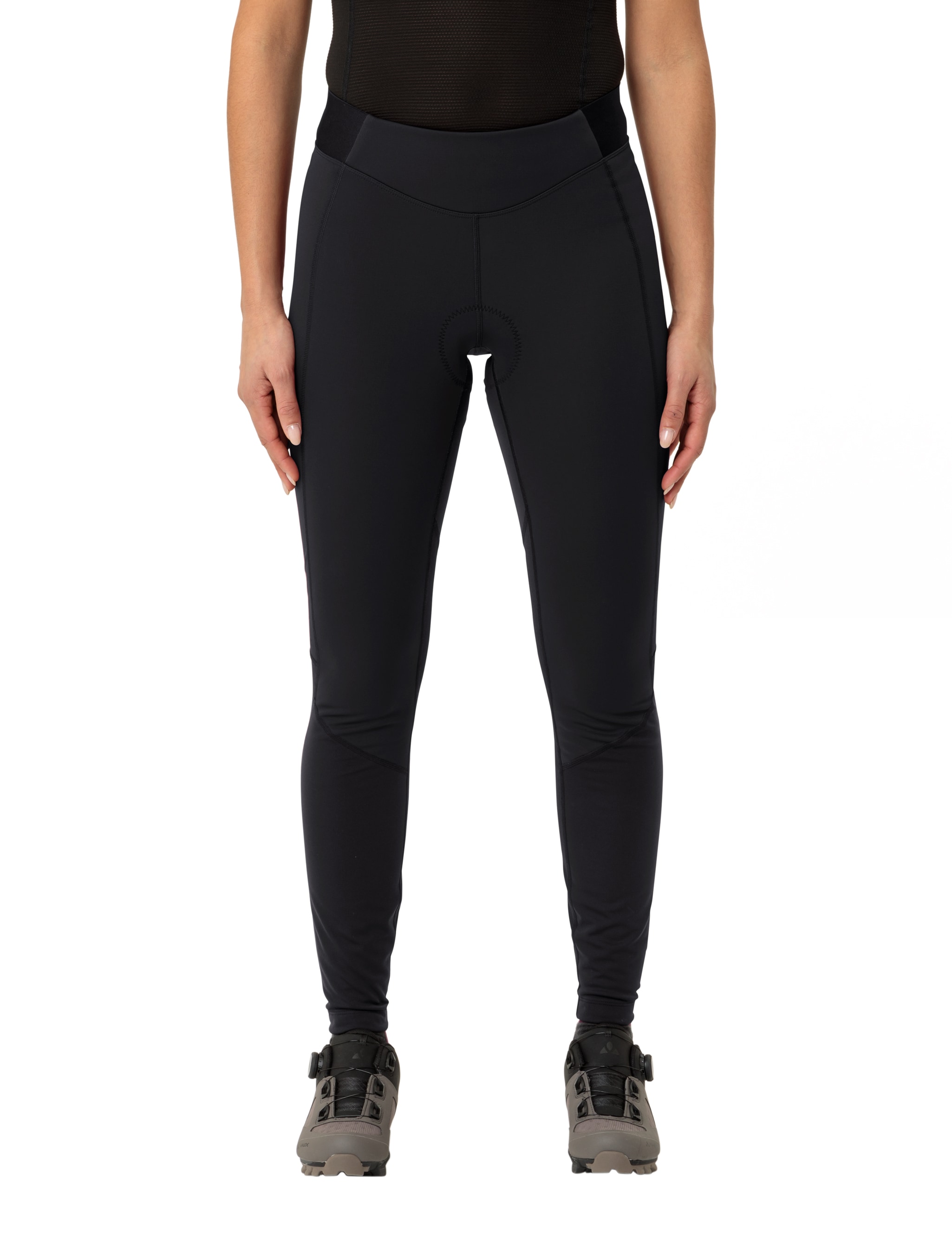 Fahrradhose VAUDE "Women's Posta Warm Tights II", Gr. 36, N-Gr, schwarz, Web, Obermaterial: 100% Polyester, unifarben, Hosen Image