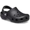 Clog CROCS "Classic Clog K", Kinder, Gr. 27, schwarz, Croslite, unifarben, sportlich, Schuhe, Hausschuh, Schlappen, Sandale mit Fersenriemen