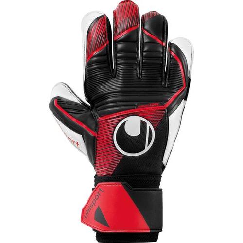 UHLSPORT Herren Handschuhe Powerline Soft Pro, Größe 10,5 in schwarz/rot/weiß