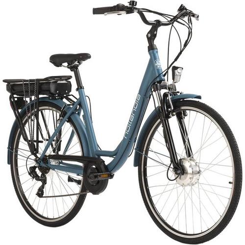 ADORE E-Bike E-Citybike Damen Hollandia Lido 28 E-Bike 7?G?nge, Größe 49 in Blau