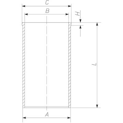 MAHLE Zylinderlaufbuchse Universal 95,0mm 043 WV 50 00 Image