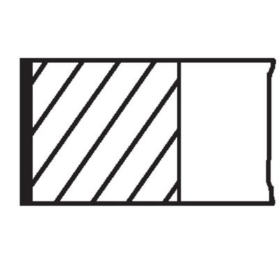 MAHLE Kolbenringsatz Universal 043 26 V0 Image
